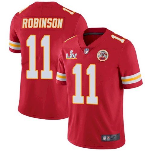 Men's Kansas City Chiefs #11 Demarcus Robinson Red NFL 2021 Super Bowl LV Stitched Jersey Men's Kansas City Chiefs #11 Demarcus Robinson Red NFL 2021 Super Bowl LV Stitched Jersey